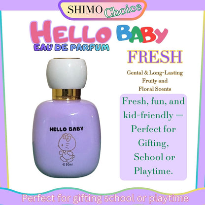 HELLO BABY - Sweet Blossom Kids Perfume | Gentle & Long-Lasting Fragrance for Girls
