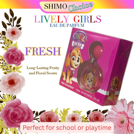 Lively -Sweet Blossom Kids Perfume | Gentle & Long-Lasting Fragrance for Girls