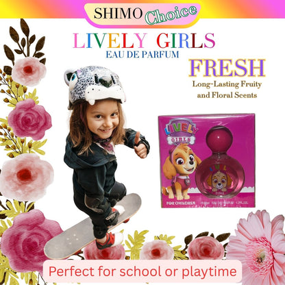 Lively -Sweet Blossom Kids Perfume | Gentle & Long-Lasting Fragrance for Girls