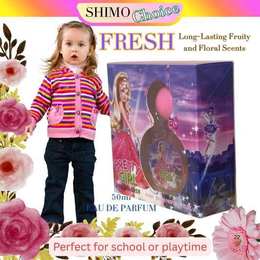 Pretty Girl Sweet Blossom Kids Perfume | Gentle & Long-Lasting Fragrance for Girls