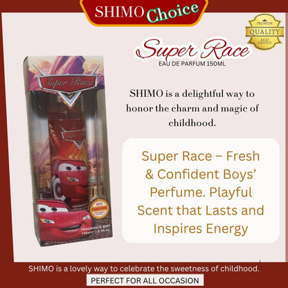 SUPER RACE – Lively & Long-Lasting Perfume for Boys | A Burst of Energy and Joy in Every Spray